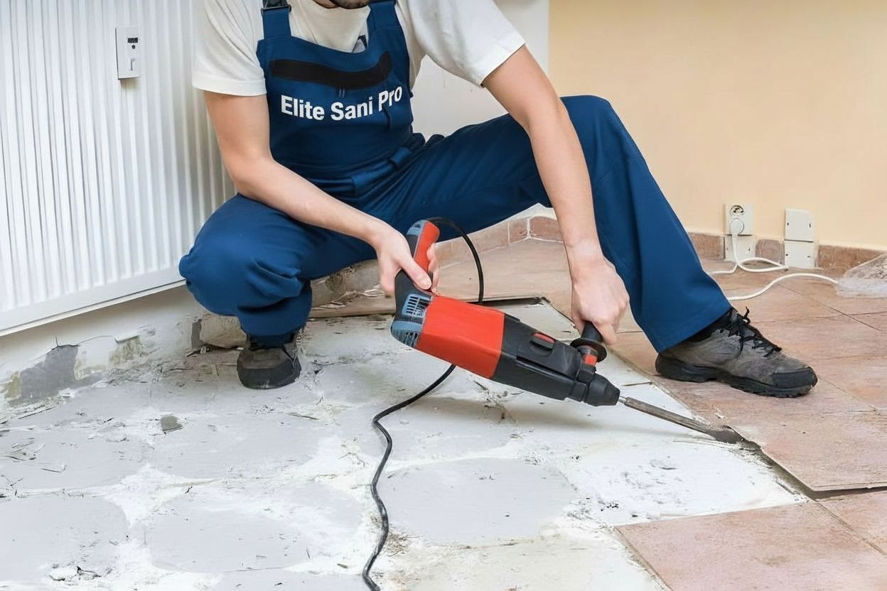 Floor tile replacement and repair service in Ontario — Elite Sani Pro