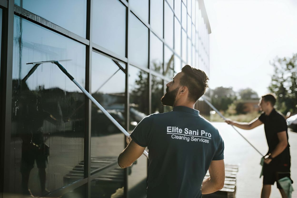 Window cleaning service for commercial facilities in Ontario — Elite Sani Pro